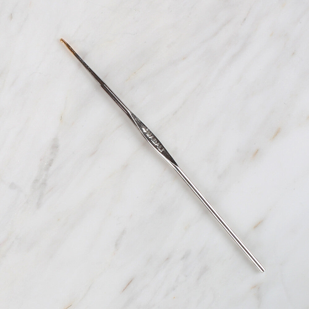 Yabalı Altın Uçlu Metal Saplı Dantel Tığ NO:12 1.00mm